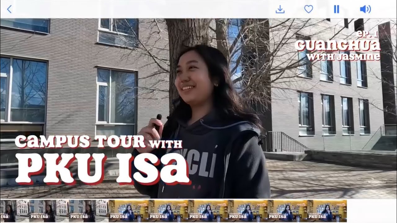 Episode 1: Campus Tour - Guanghua w. Jasmine | Peking University Indonesian Students Association