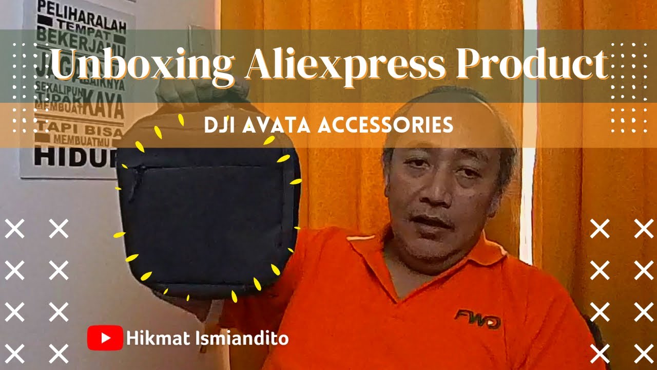UNBOXING ALIEXPRESS PRODUCTS | TAS KECIL DJI AVATA