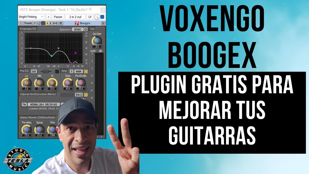🎸VOXENGO BOOGEX plugin para GUITARRAS c&oacute;mo mejorar tus mezclas🆒| #teslastudiomusic