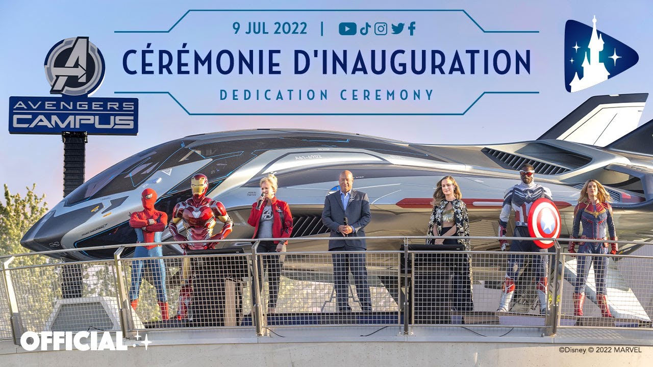 Cérémonie d'Inauguration de Marvel Avengers Campus