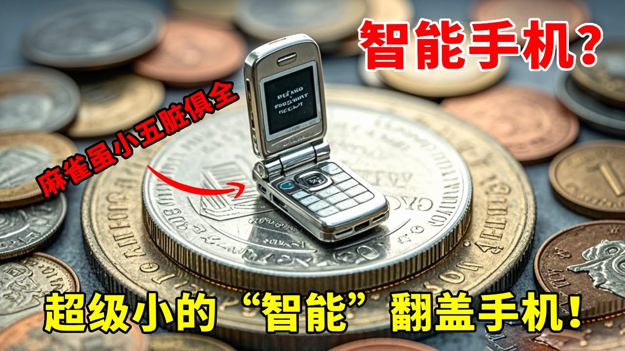见过这么小的智能翻盖手机吗？麻雀虽小五脏俱全，开箱直接种草！【开箱组长】