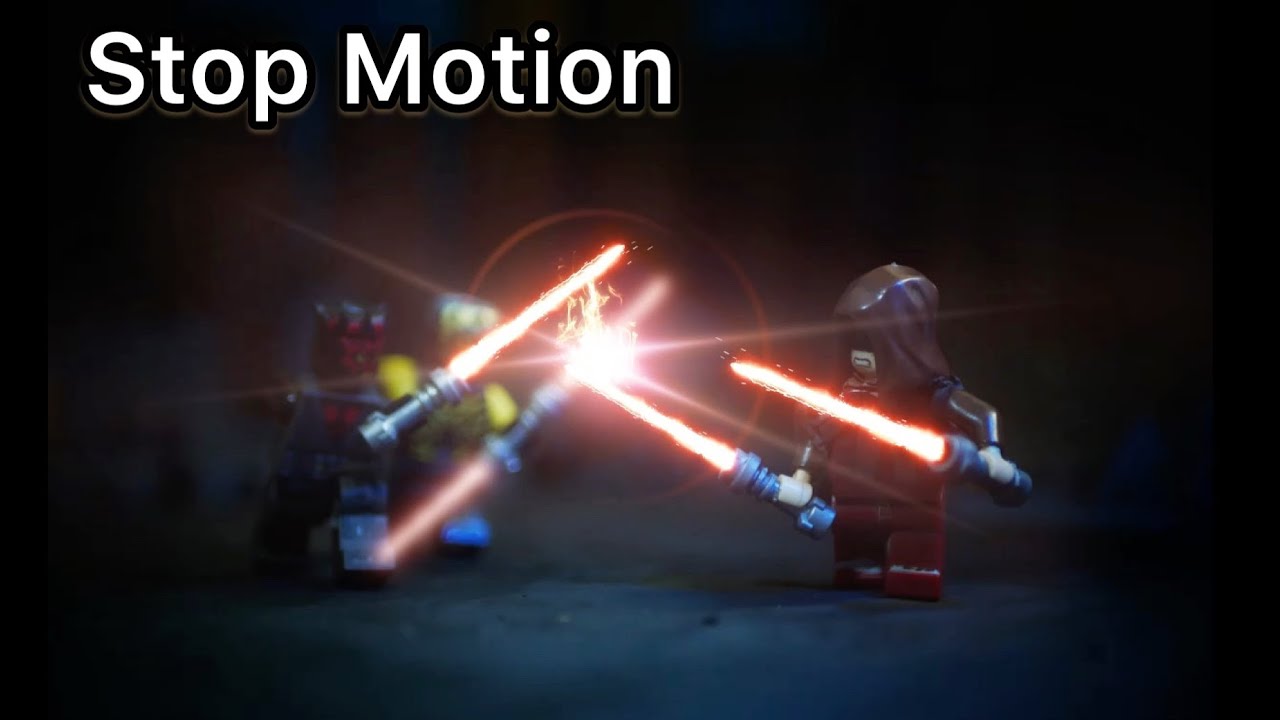 Lego  Sidious vs  Maul &Savage Opress recreation with Flashback scene (HD)