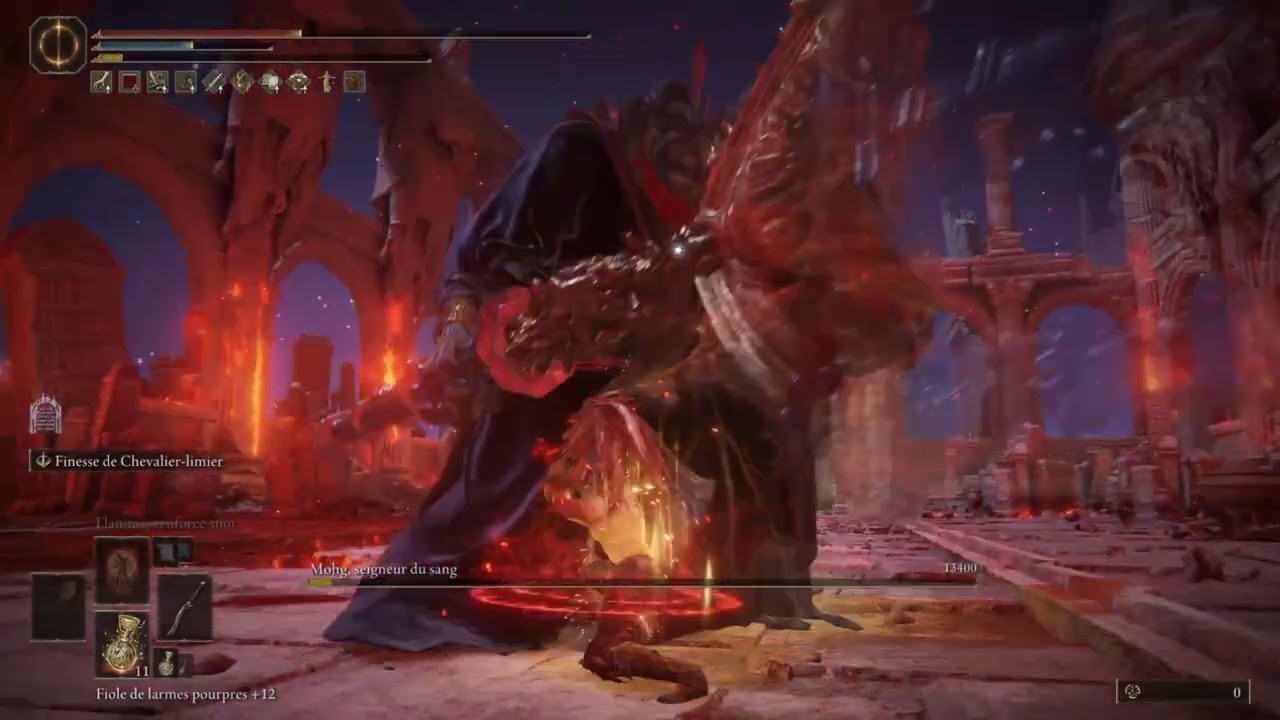 Elden ring K (Croc du limer +10) vs Mohg pas de phase 2