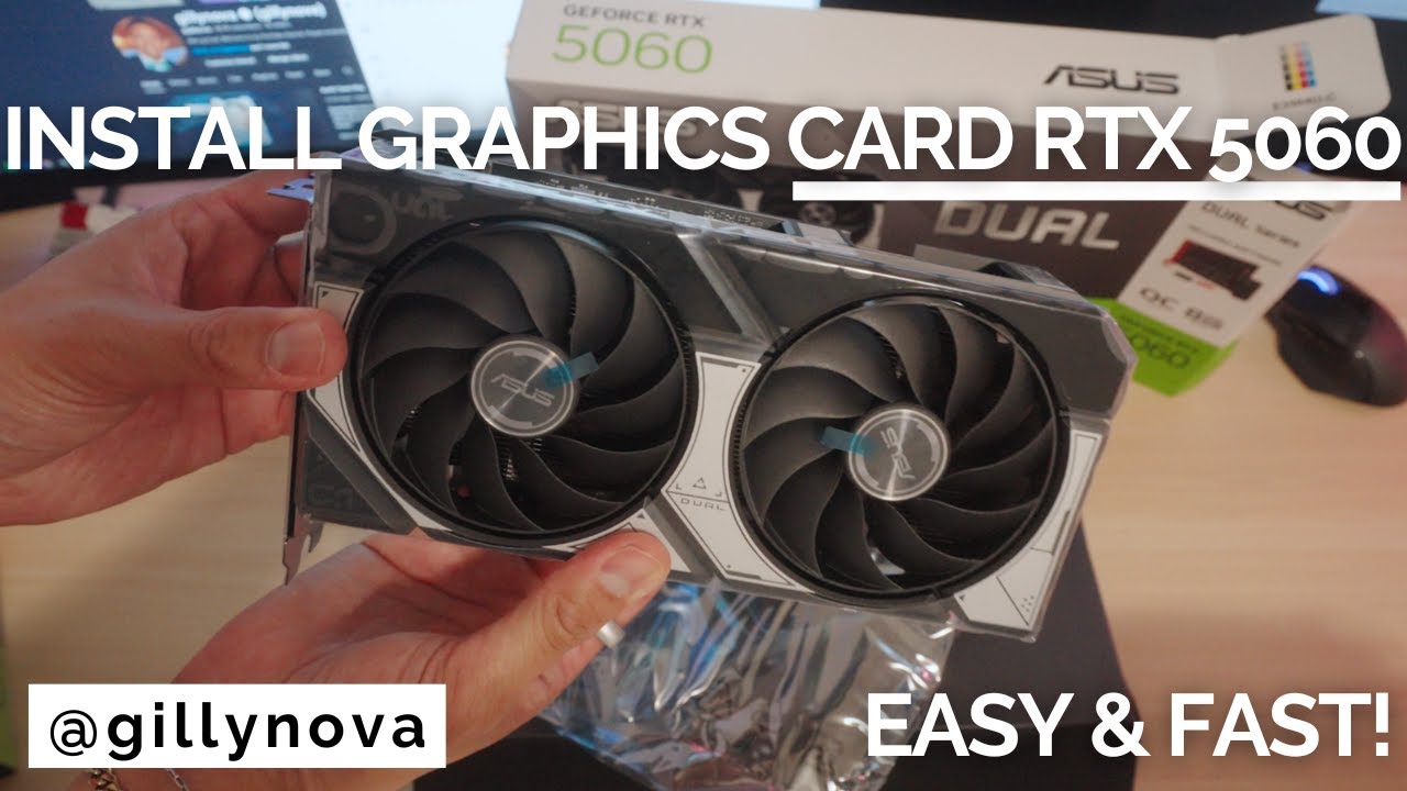 Как установить видеокарту! - RTX 5060‼️