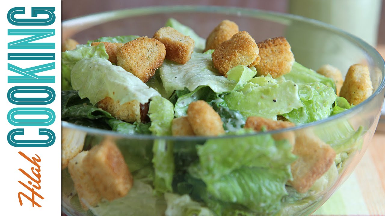 How to Make Vegan Caesar Salad |  Hilah Cooking