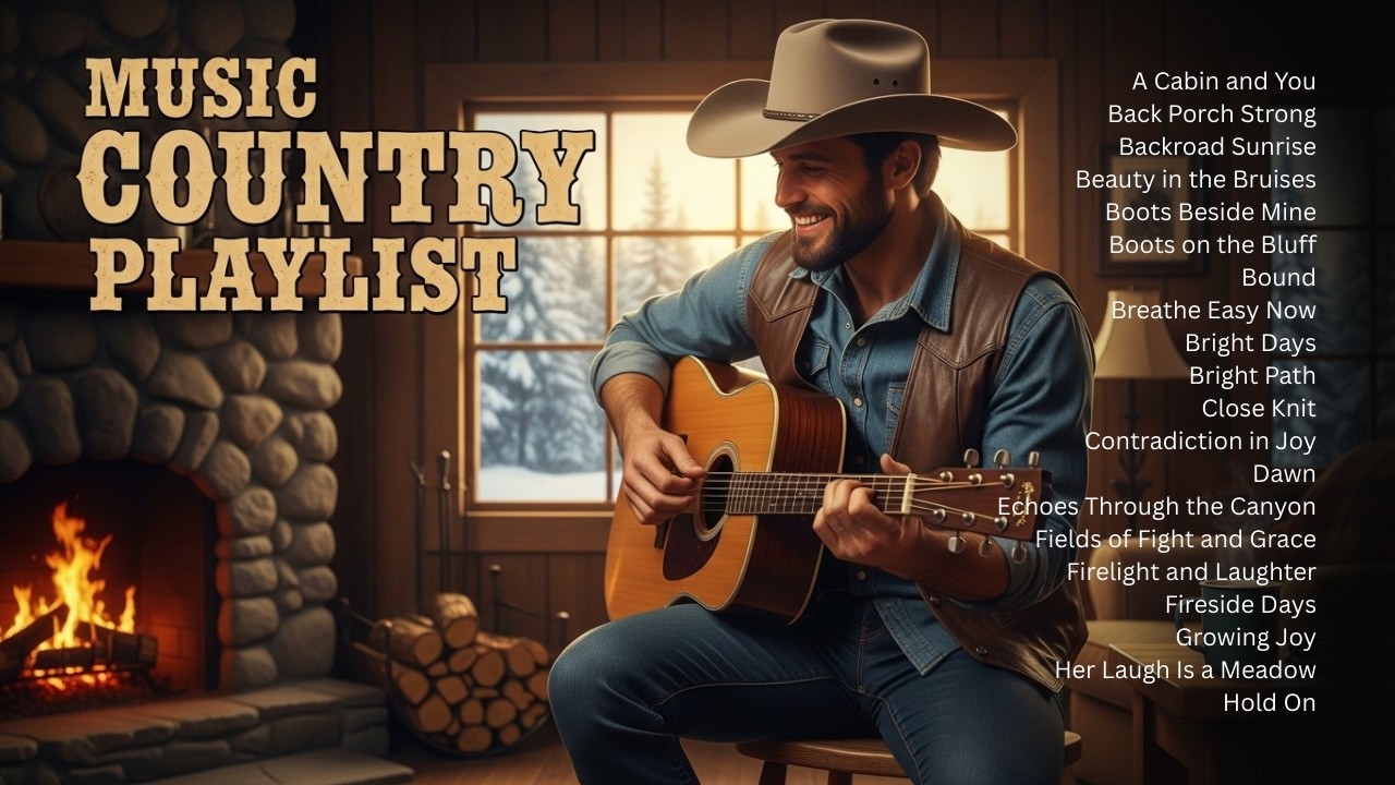 Country Romance After Dark 2026 ❤️🎧 Gentle Acoustic Songs for Sleep & Relaxation