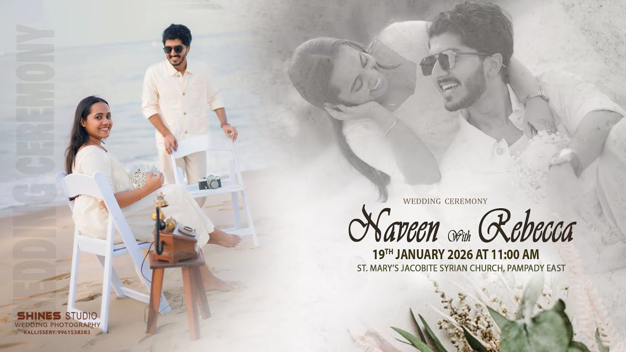 Naveen  ❤️  Rebecca  -  WEDDING CEREMONY LIVE - 19-01-2026