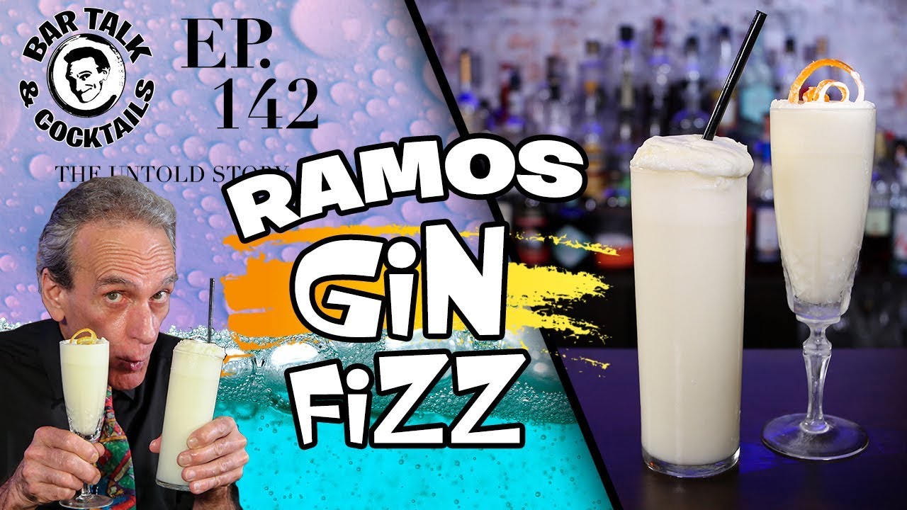THE RAMOS GIN FIZZ COCKTAIL - Plop plop fizz fizz oh what a relief it is!