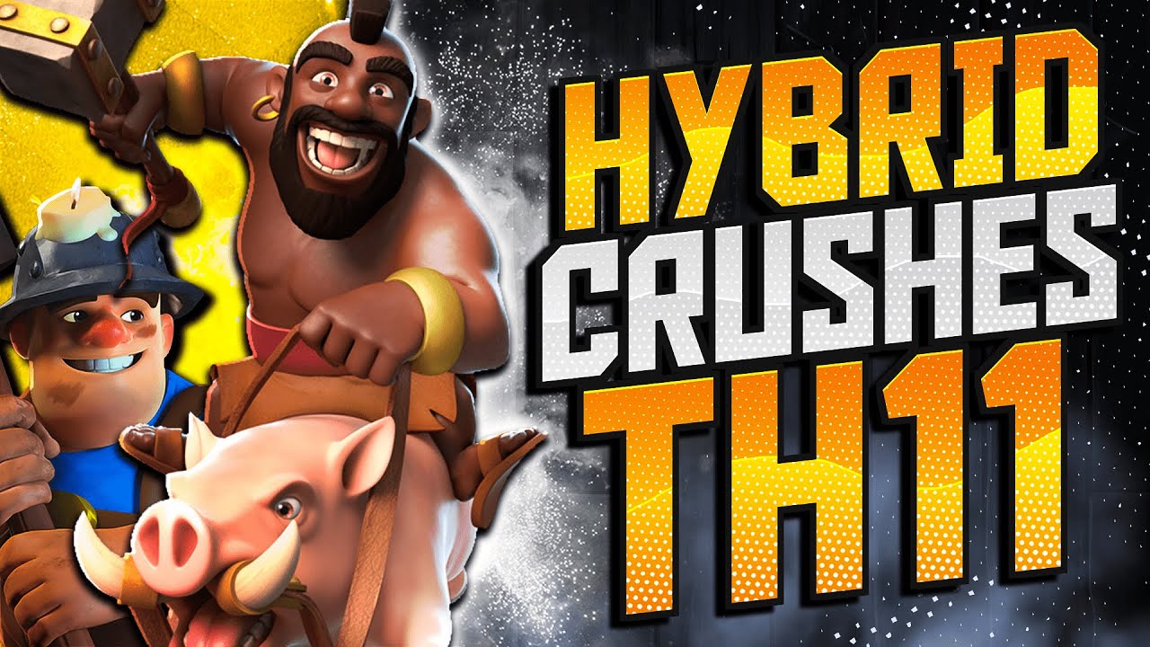 Miner Hog Hybrid Breakdown | How to Use the BEST TH11 Attack Strategy in Clash of Clans