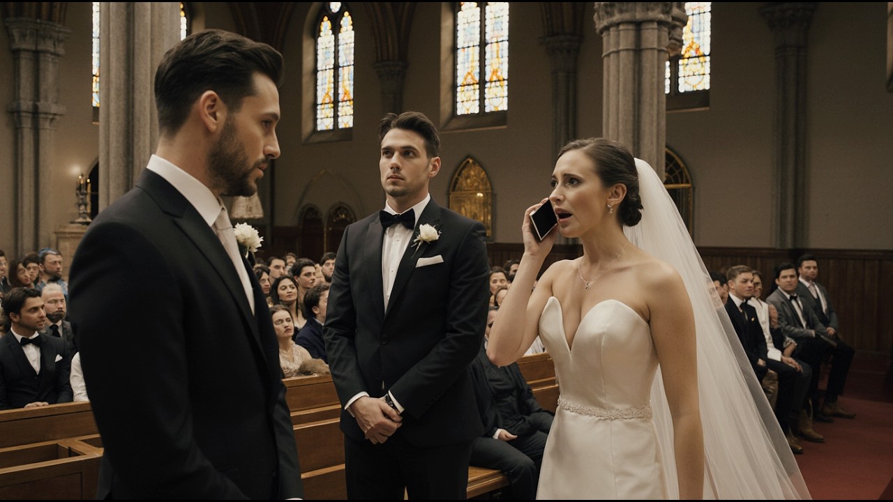 Ona otrzymała telefon podczas ślubu… i wszystko się zmieniło.