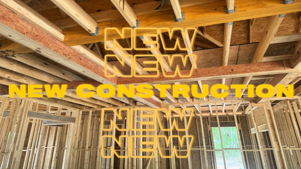 New construction home completely insulated with Open Cell Spray Foam