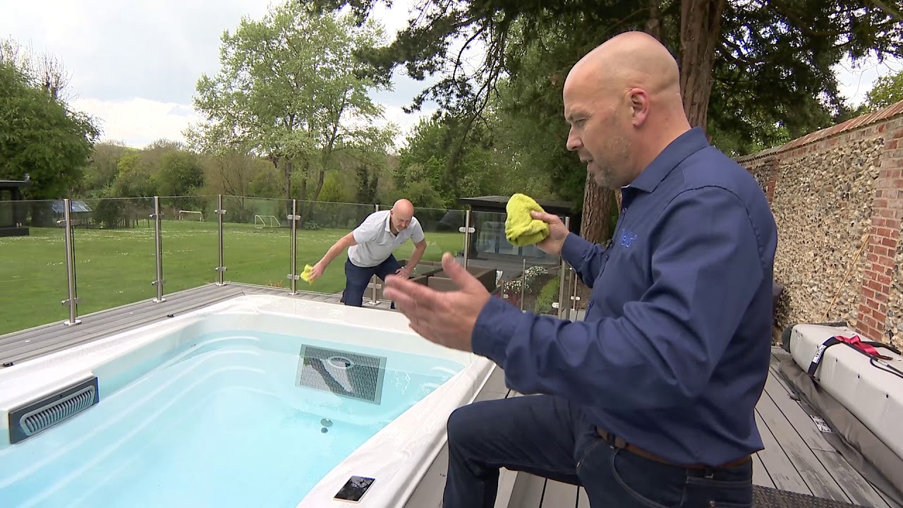 The Wellis Rio Grande Swim Spa installed in Hertfordshire
