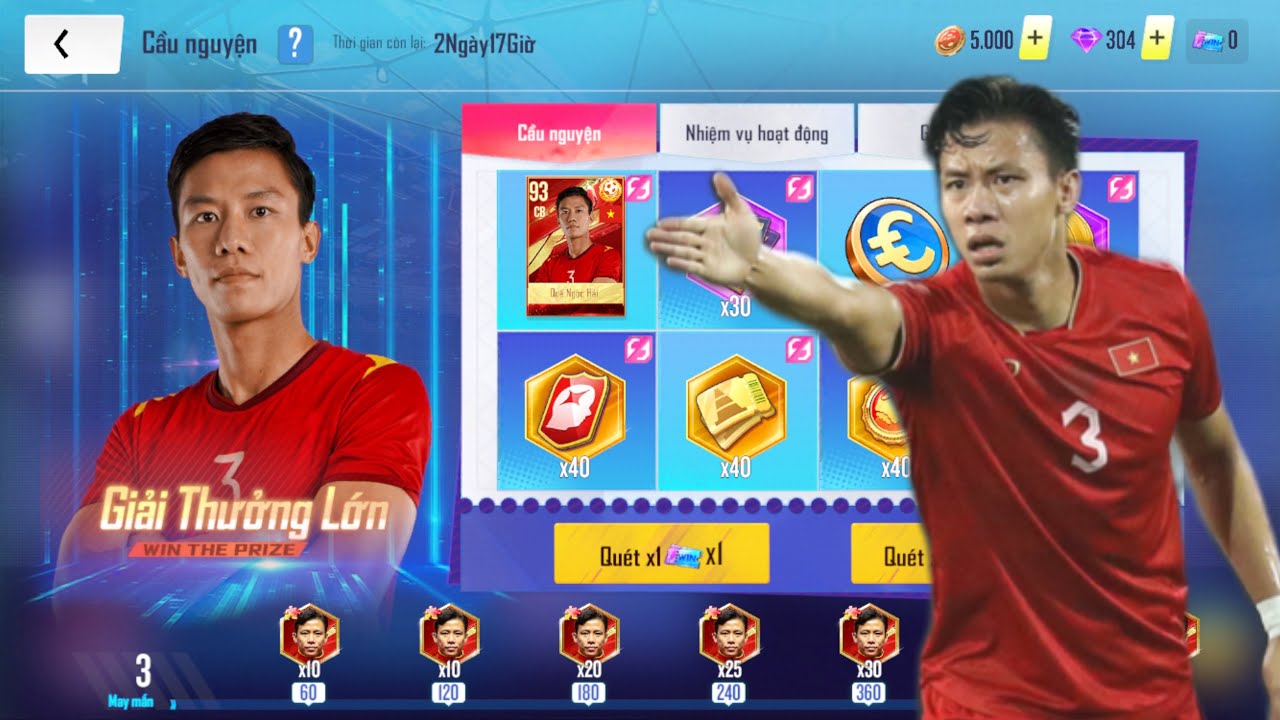 Review sự kiện Quế Ngọc Hải mới Football Pro VTC