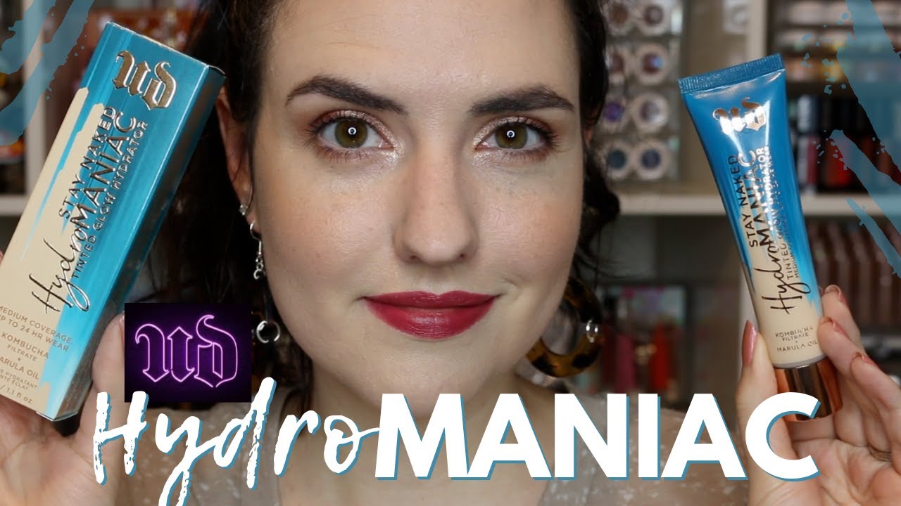 Urban Decay HYDROMANIAC Tinted Glow Hydrator Foundation | DRY SKIN Wear Test + Review