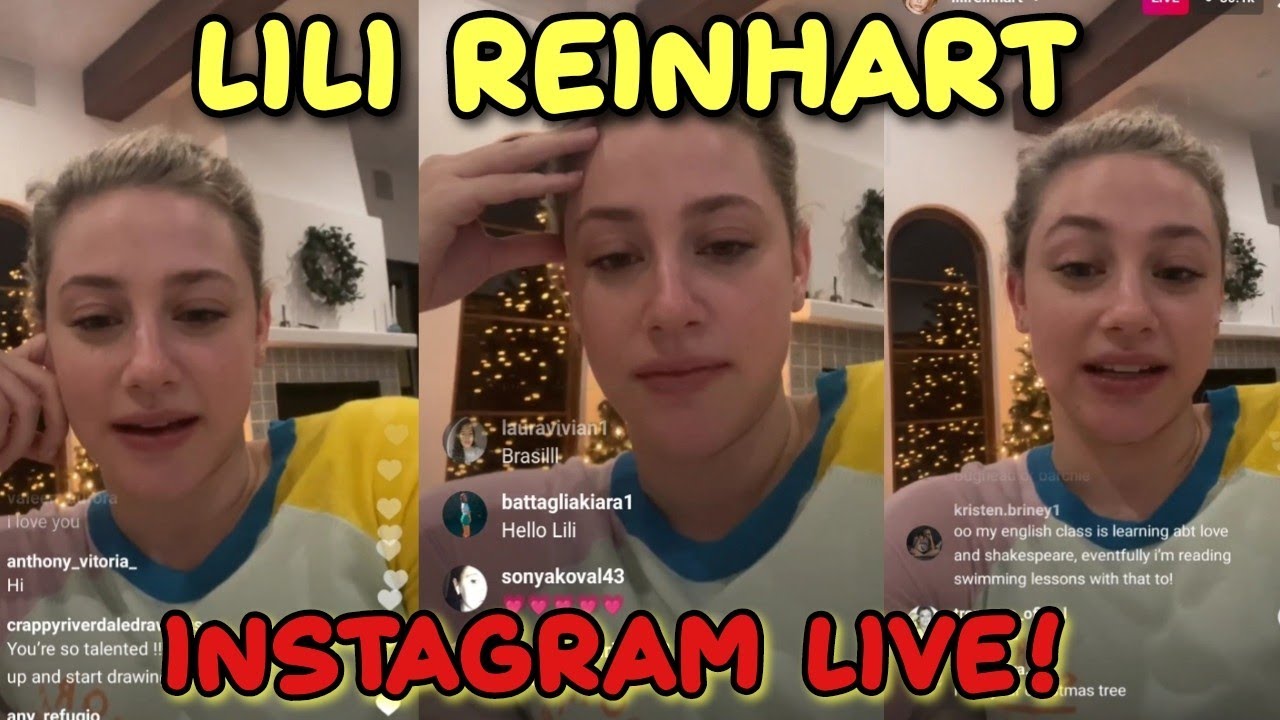 LILI REINHART INSTAGRAM LIVE UPDATE!