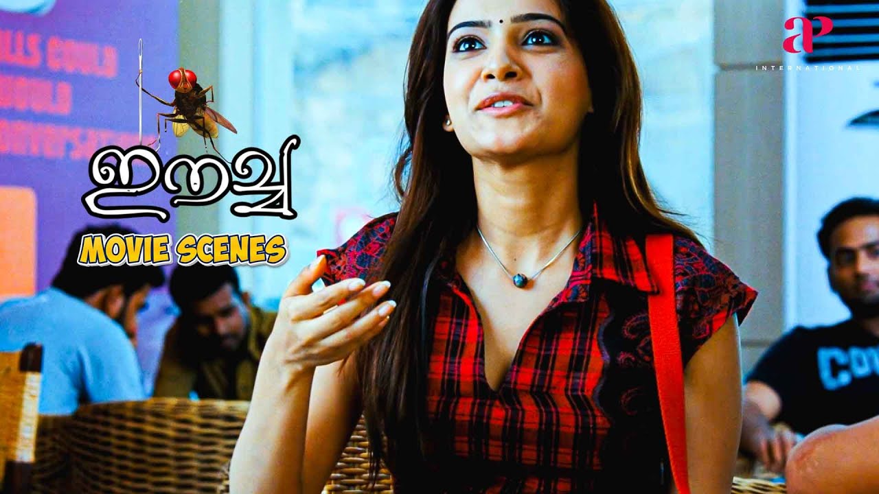 Eecha Malayalam Movie | Samantha learns about Nani's reincarnation | Nani | Samantha | Sudeep