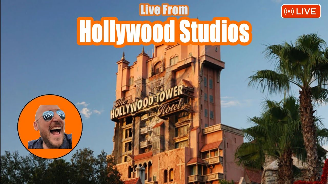 🔴 LIVE from Hollywood Studios: Tower of Terror, Star Wars & Shows!