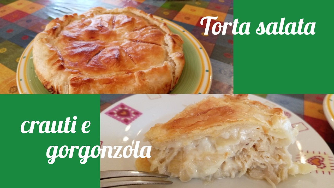 Torta salata crauti e gorgonzola 🧀🥬🥧