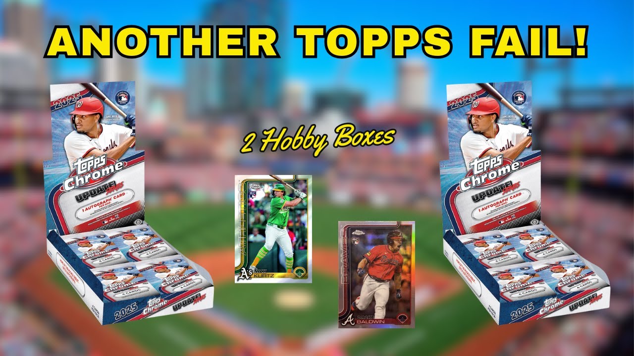 Этот блок обновления Topps Chrome был сломан…