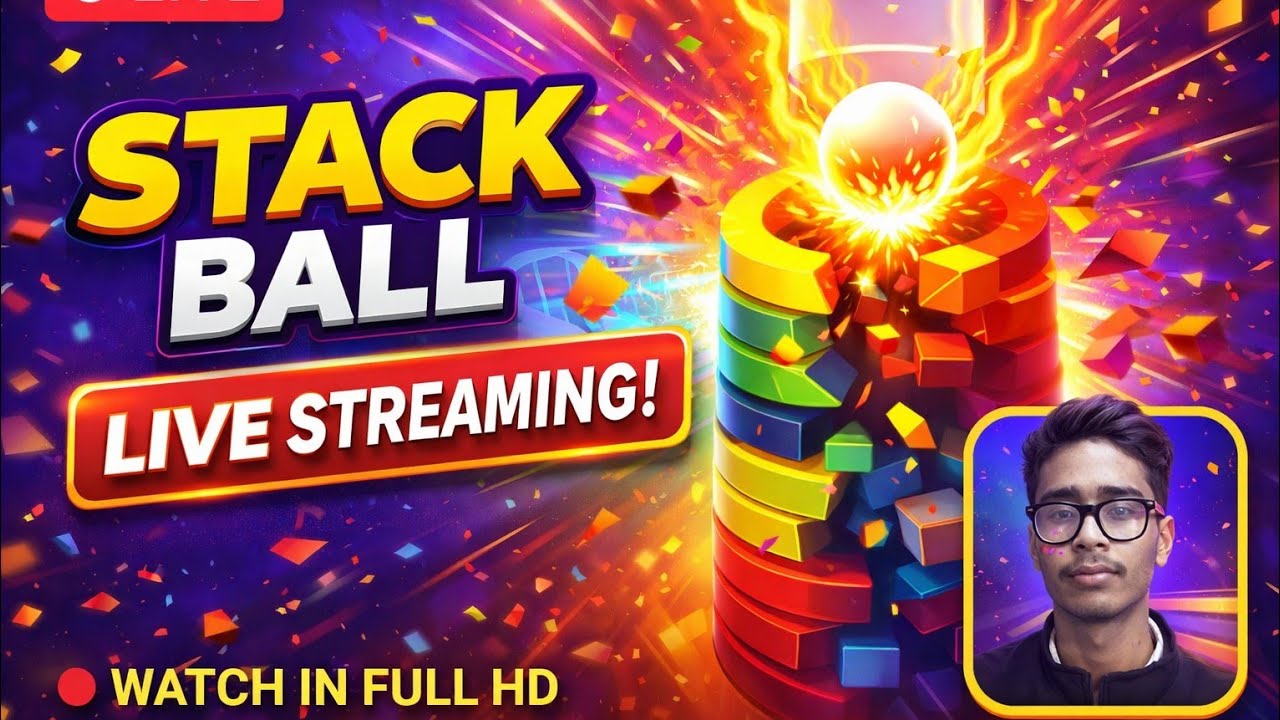 STACK BALL 🔥#2026 Live Gameplay | High Score Challenge 🎮. #shortslive stream  🤯