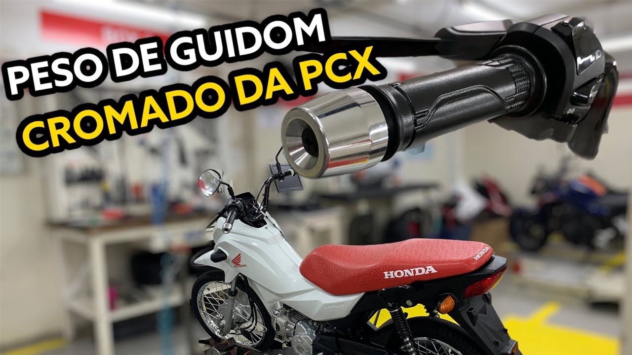 COLOQUEI PESO DE GUID&Atilde;O DA PCX NA POP110i #pcx #pop110i #dicas