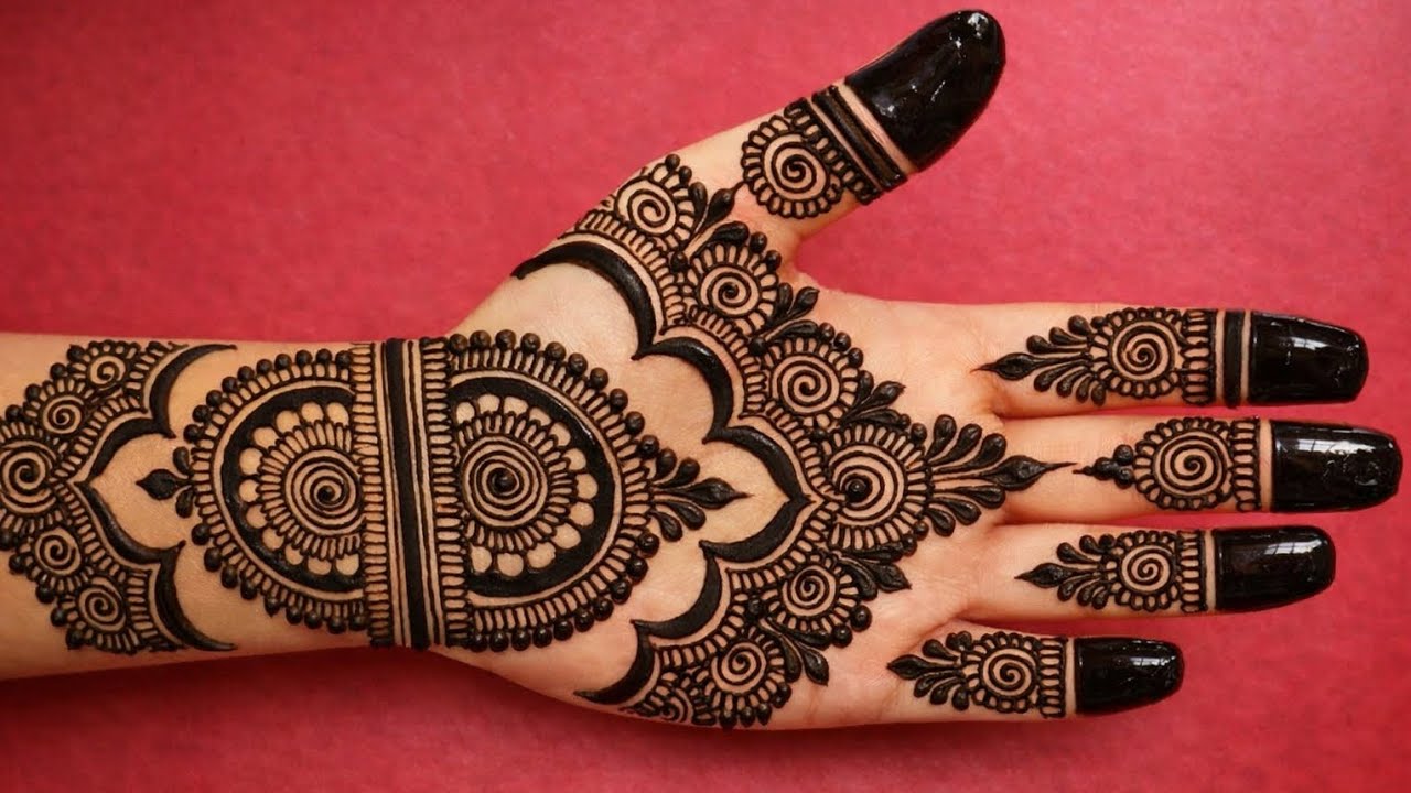 Easy beautiful new front handmehndi design | mehandi design for hands | mehandi design | mehandi 