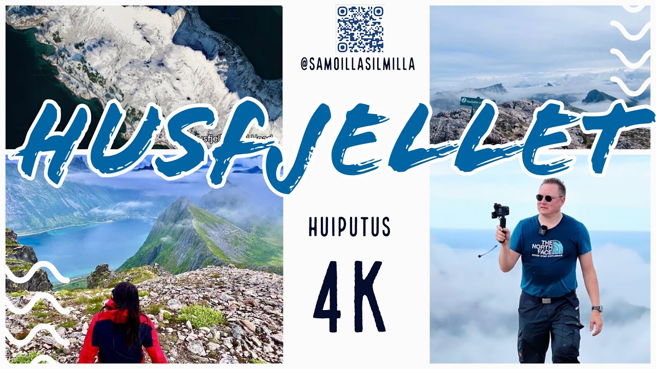Husfjellet huiputus 4K, Senja, Norja