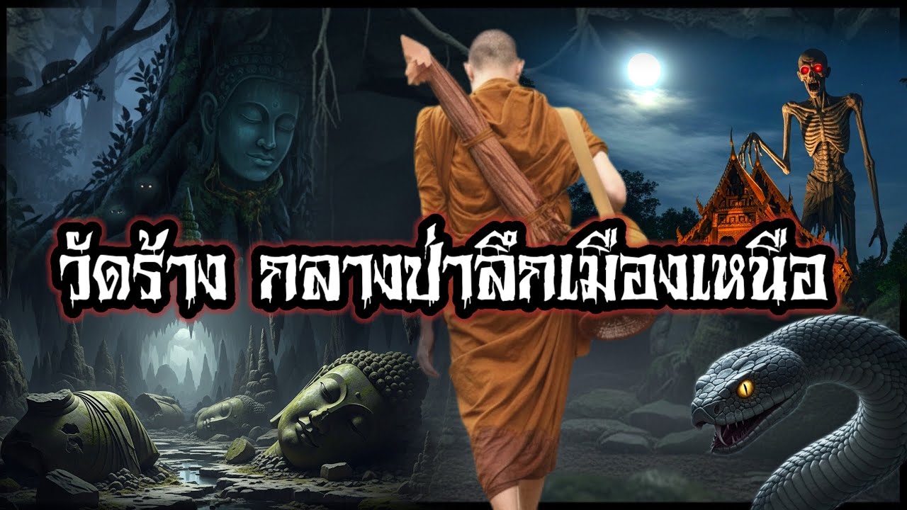 #หลวงปู่มั่น ปักกลดธุดงค์ วัดร้าง กลางป่าลึกเมืองเหนือ 