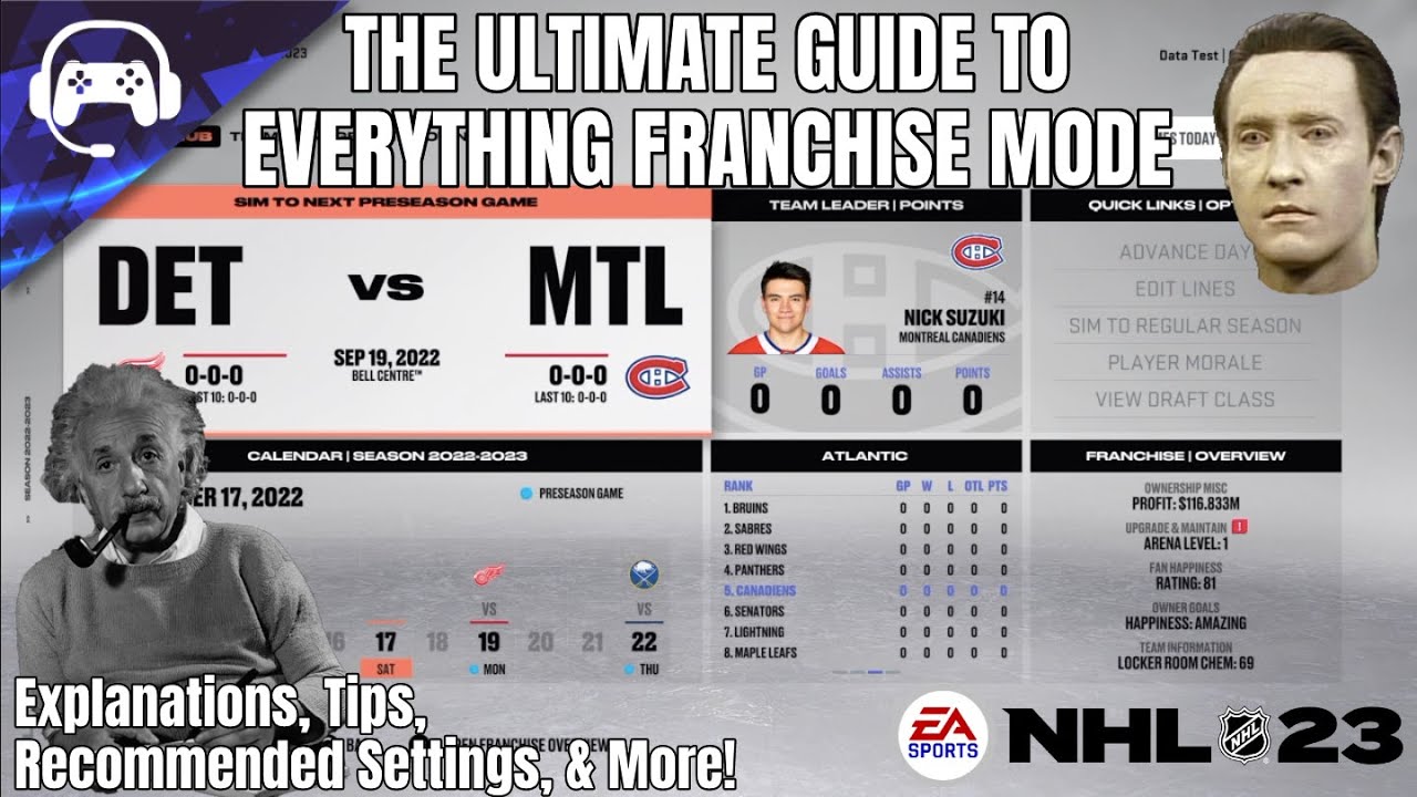 THE ULTIMATE GUIDE TO EVERYTHING FRANCHISE MODE (NHL 23)