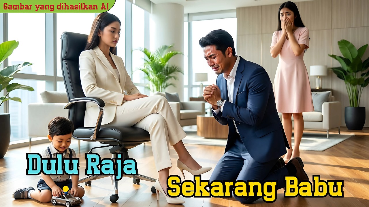 Usir istri hamil saat hujan... 5 tahun kemudian sujud lamar kerja di kantor anak!(AI fiksi)