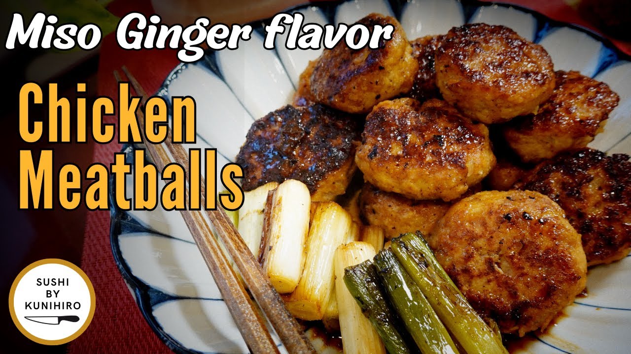 TSUKUNE! How Japanese Cook Tasty Chicken Meatballs, Tsukune( Yakitori-style). Step by step guide.