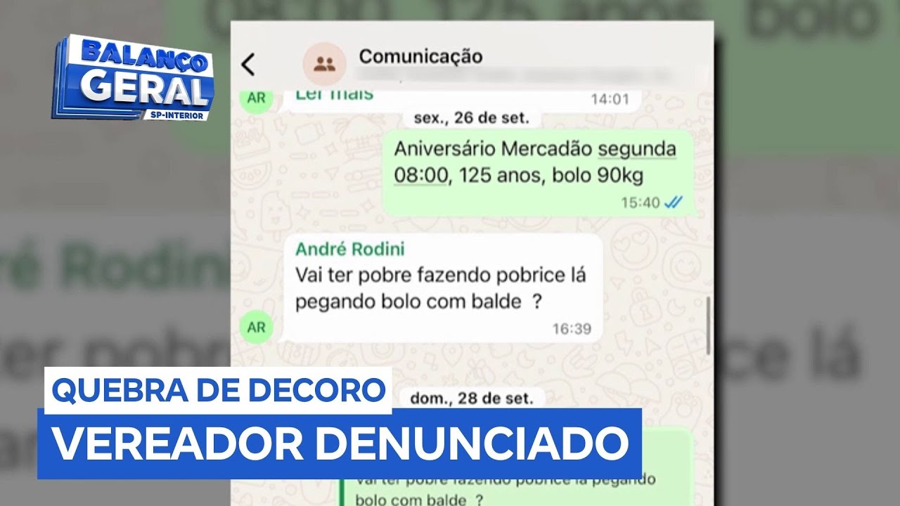 Vereador de Ribeirão Preto (SP) é denunciado após mensagem: ‘pobre fazendo pobrice’