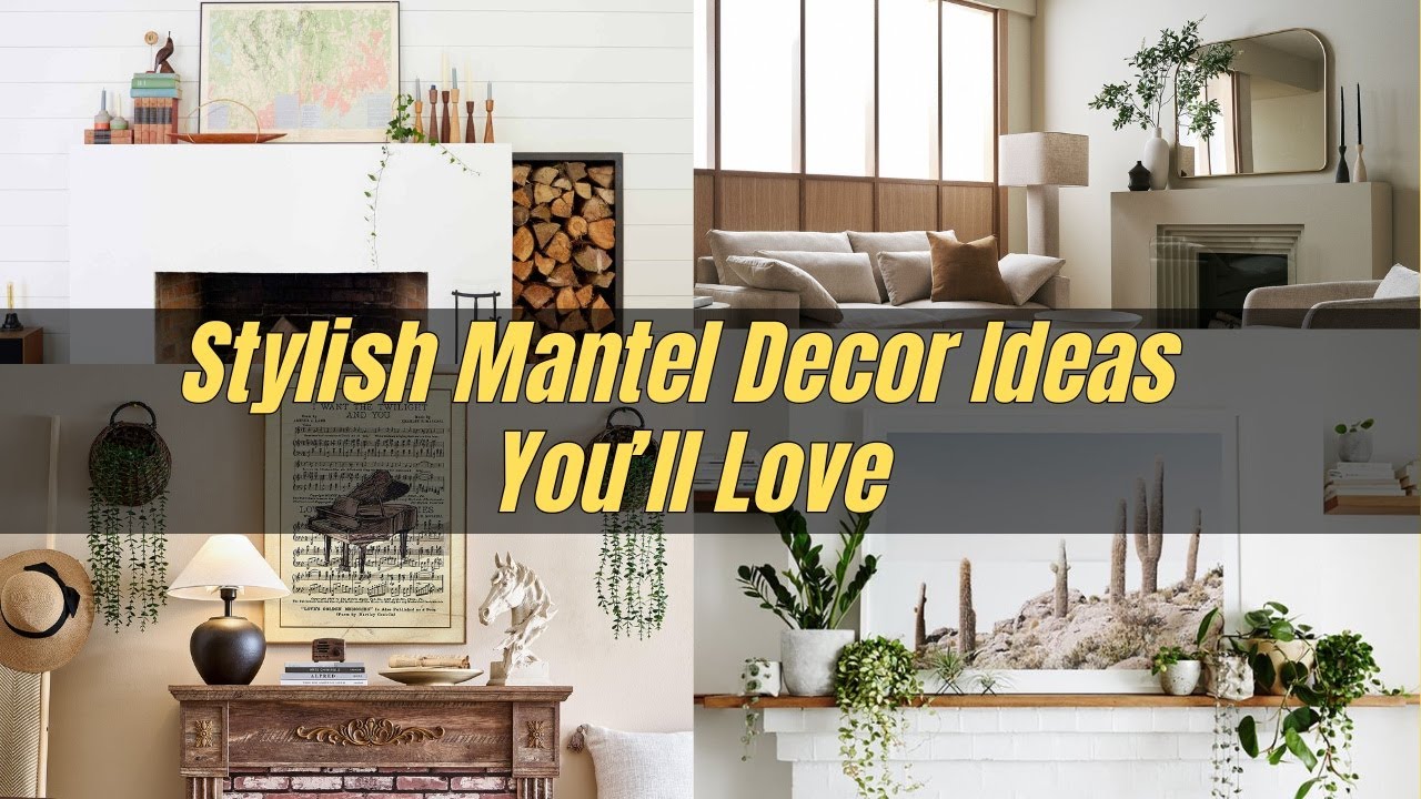 Best Mantel Decorating Ideas for Every Season | Cozy Home Inspiration