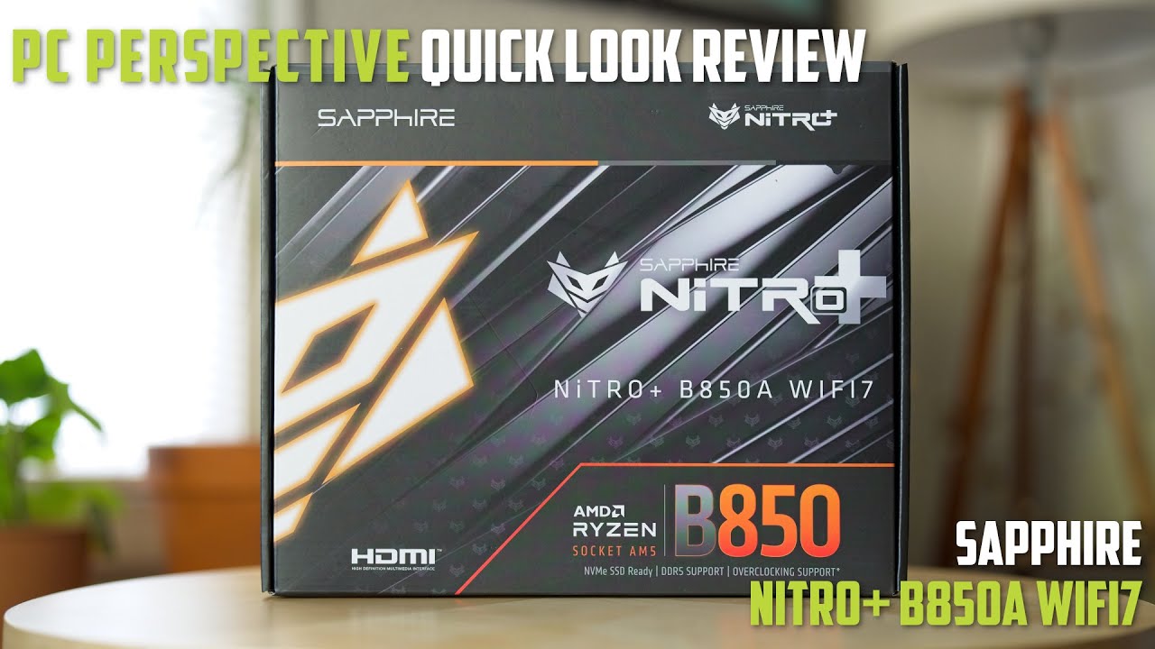 Краткий обзор материнской платы Sapphire NITRO+ B850A WIFI 7 ATX