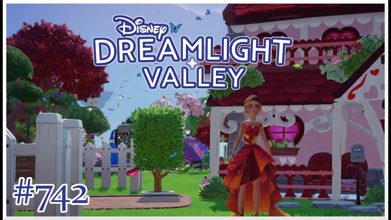 Disney Dreamlight Valley || Valentinstag Rosen-Romatik Hütte || #742