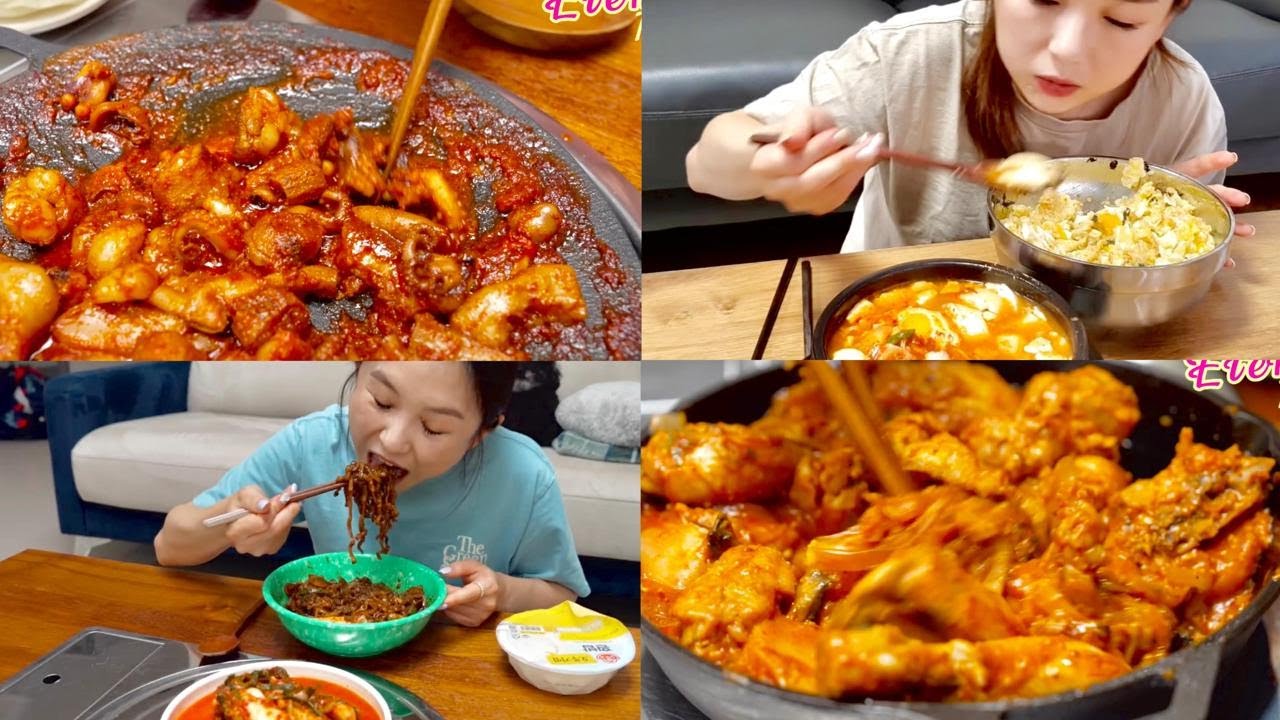 Compilation Mukbang Korean Food🥘🍲[햄지]HAMZY | 2x Speed