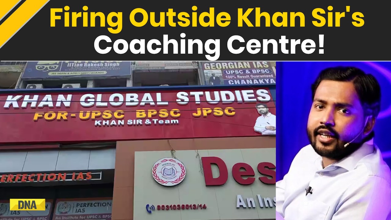 Khan Sir News: Firing Outside Khan Sir's Coaching Centre In Patna, What Happened? | Khan Sir Firing