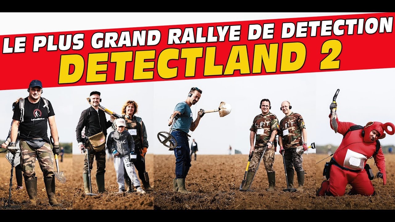 Le plus gros rallye de d&eacute;tection ! 436 chasseurs de tr&eacute;sors dans plusieurs champs...