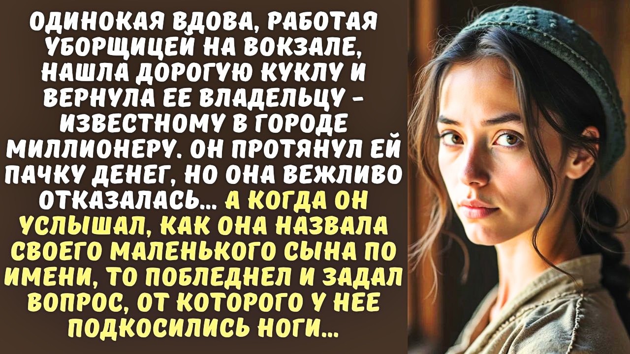 БЕДНАЯ ВДОВА нашла куклу дочери МИЛЛИОНЕРА, а когда отказалась от денег, он задал ей вопрос...