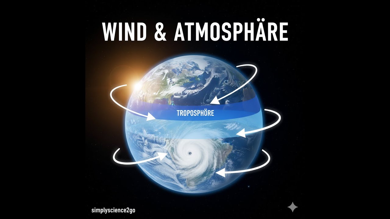 Atmosph&auml;re, Wind & Wetter 🌍🌪️ | Troposph&auml;re, Corioliskraft & Zyklone einfach erkl&auml;rt