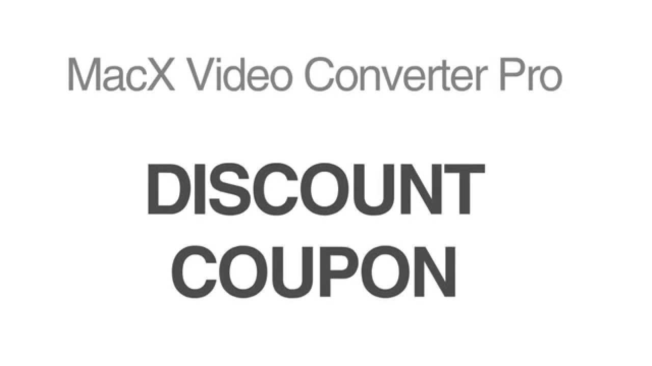 62% Off MacX Video Converter Pro Coupon Discount!