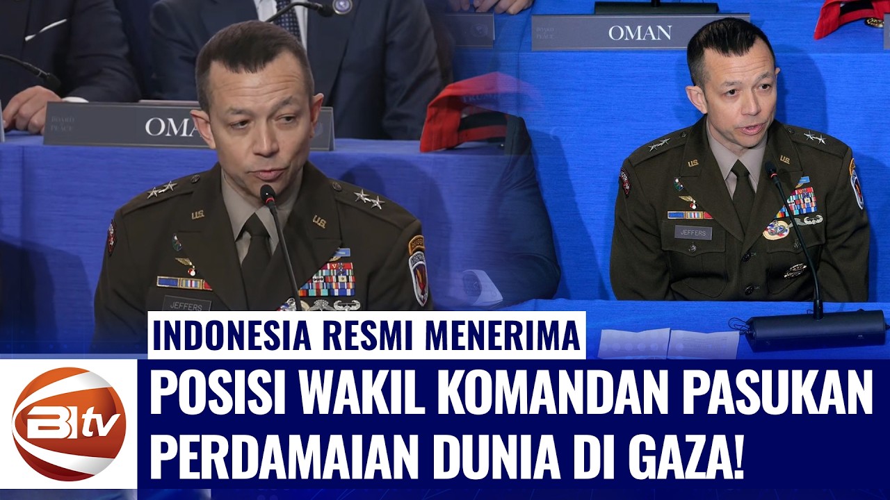 Breaking News: RI Resmi Terima Posisi Wakil Komandan Pasukan Perdamaian Dunia di Gaza!