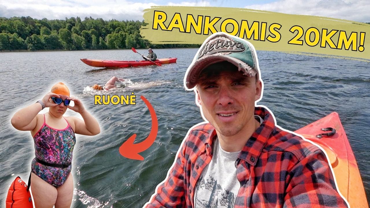 PERPLAUKĖM ILGIAUSIĄ LIETUVOS EŽERĄ - JUNETA RUOŠIASI LAMANŠUI