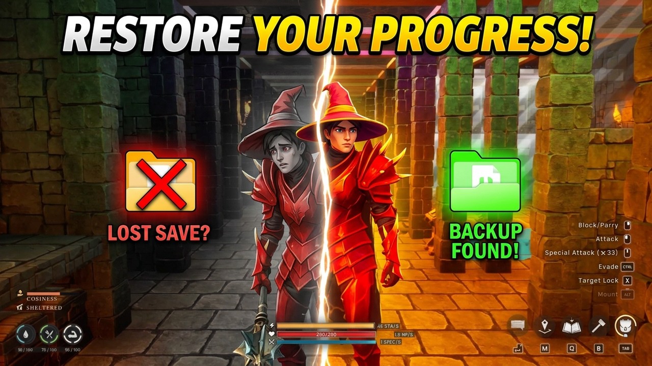 LOST PROGRESS? Restore Your RuneScape: Dragonwilds Save File ASAP (Steam/PC)