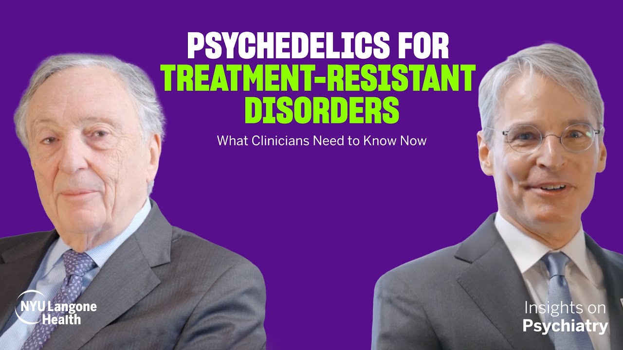 Psychedelic Psychiatry for Treatment-Resistant Disorders | Michael Bogenschutz, MD