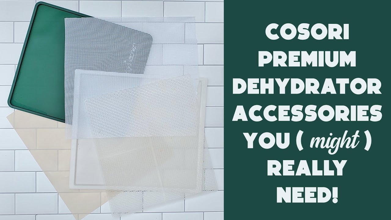 Cosori Stainless Steel Premium Dehydrator Accessories // Mesh, Fruit Leather and more!