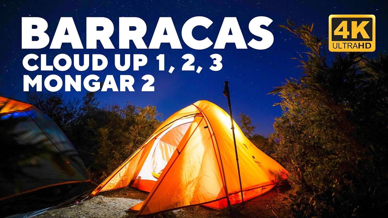 Review Barracas Cloud Up 1, Cloud Up 2, Cloud Up 3 e Mongar 2 - Barracas de Montanhas da NatureHike