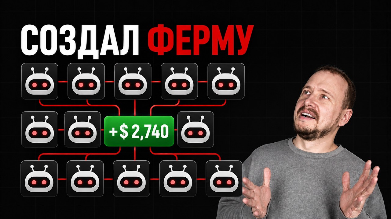 Я собрал ферму из 13 Трейдинг Ботов ! (показываю результат)
