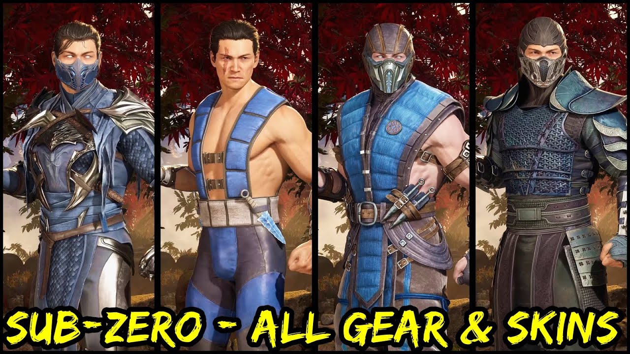 Sub-Zero Showcase - All Gear & Skins (Definitive Edition) - Mortal Kombat 1