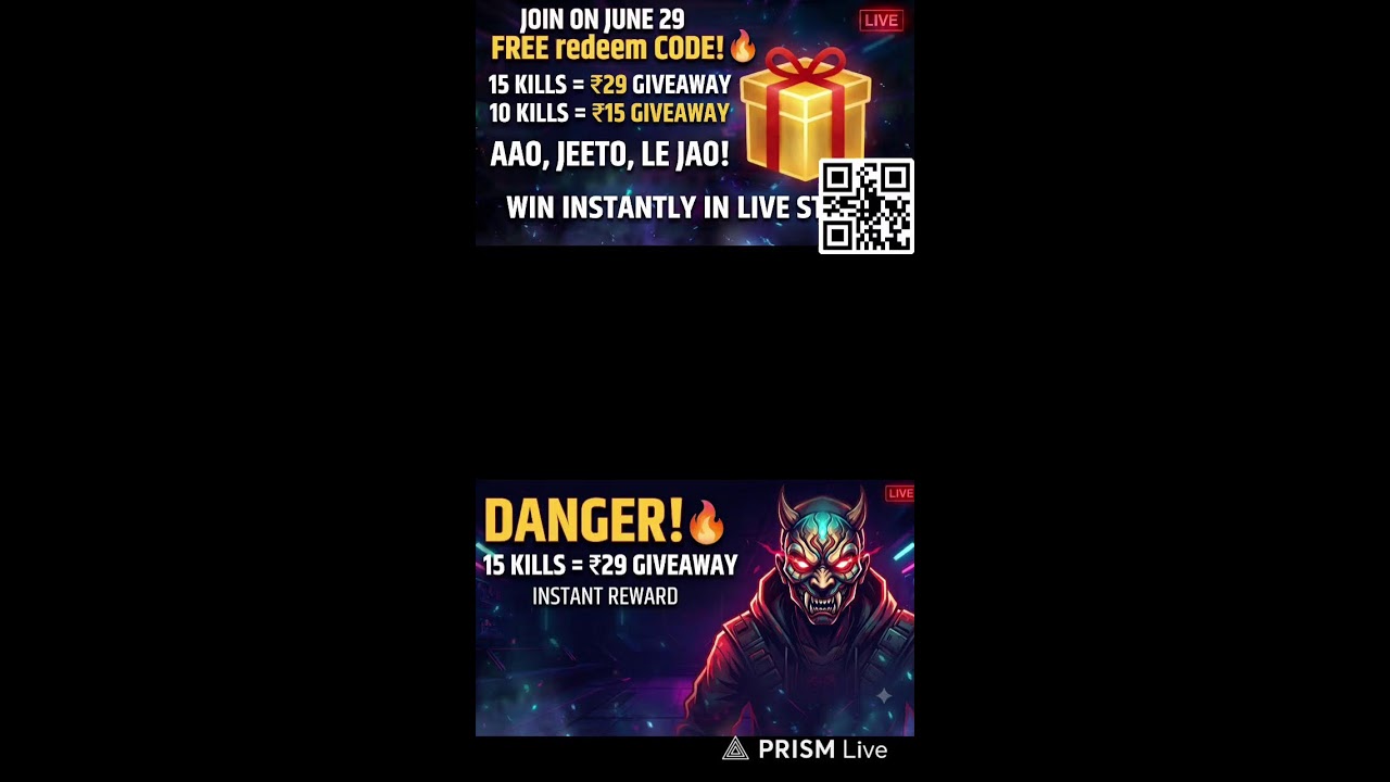 FREE REDEEM CODE GIVEAWAY! | ₹29 & ₹15 Custom Giveaway | Come & Win Instantly!
